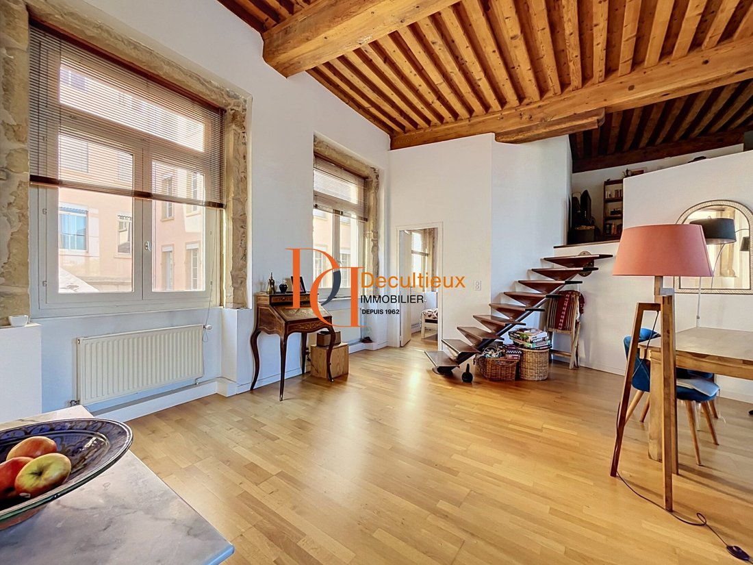 Appartement à Croix Rousse-Gros Caillou, Lyon 4e Arrondissement, Lyon 3 - 19076549