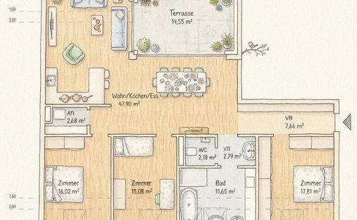 Apartamento en Graz, Estiria, Austria 1