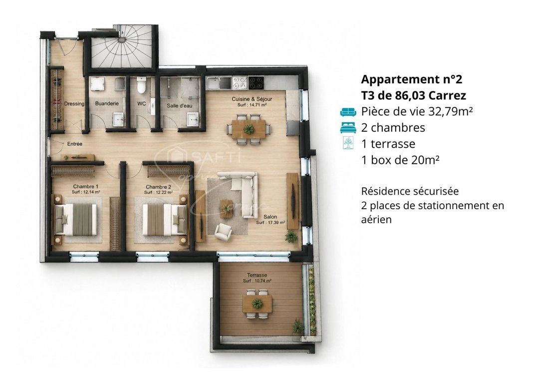 Apartment in Quimper, Brittany, France 1 - 19078179