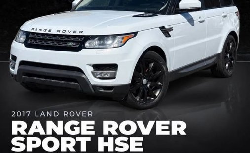 2017 Land Rover Range Rover Sport HSE Sport Utility 4D in Sacramento, CA, United States 1