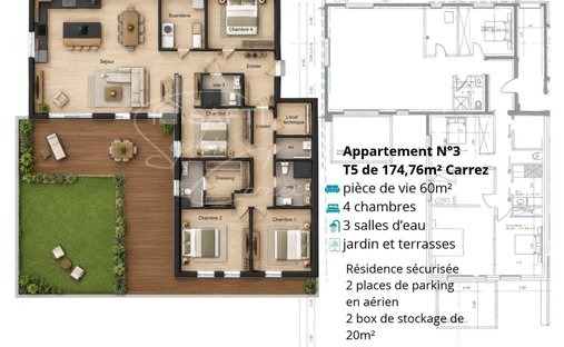 Wohnung in Quimper, Bretagne, Frankreich 1