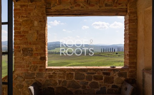 Villa in Asciano, Toskana, Italien 1