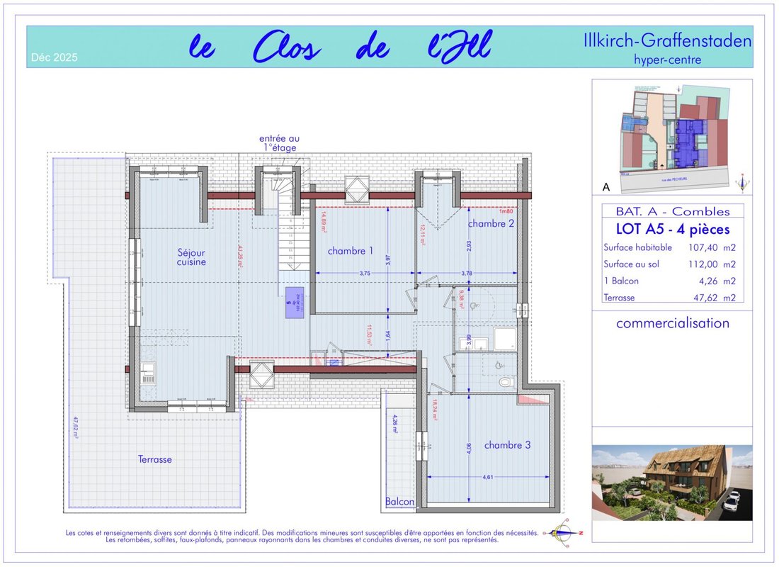 Appartement à Illkirch-Graffenstaden, Grand Est, France 2 - 17044984
