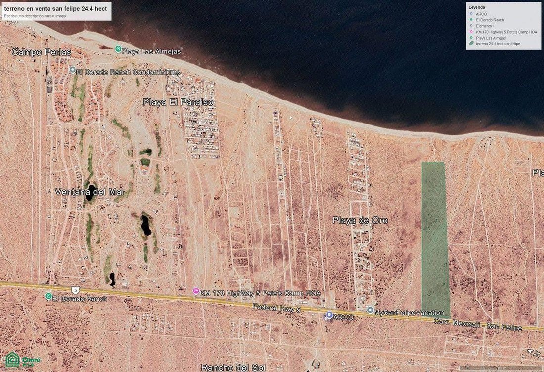 Land in San Felipe, Baja California, Mexiko 1 - 19091891