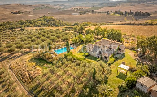 Casa di campagna a Castiglione d'Orcia, Toscana, Italia 1