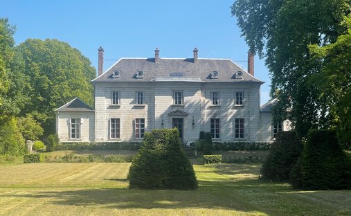 Schloss in Lanchères, Nordfrankreich, Frankreich 1