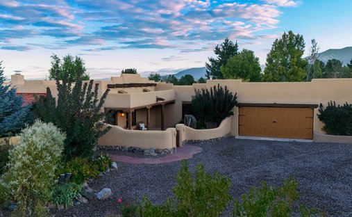 Maison à Taos, Nouveau-Mexique, États-Unis 1
