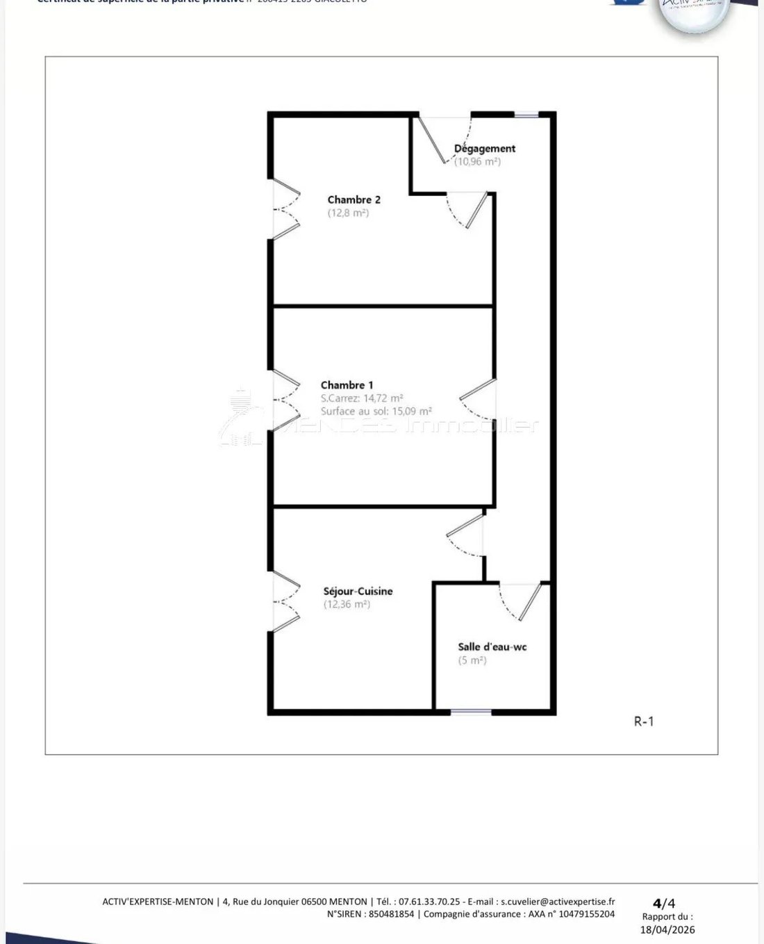 Appartement à Supérieur, Beausoleil, France 5 - 19001604