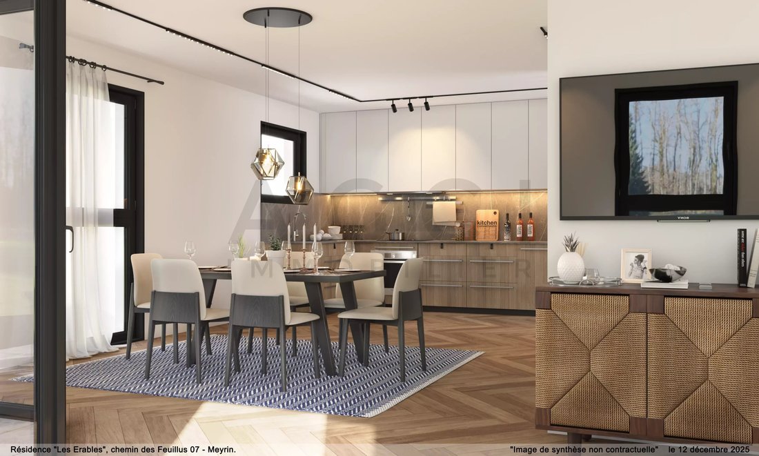 Apartamento en Meyrin, Cantón de Ginebra, Suiza 2 - 19094057