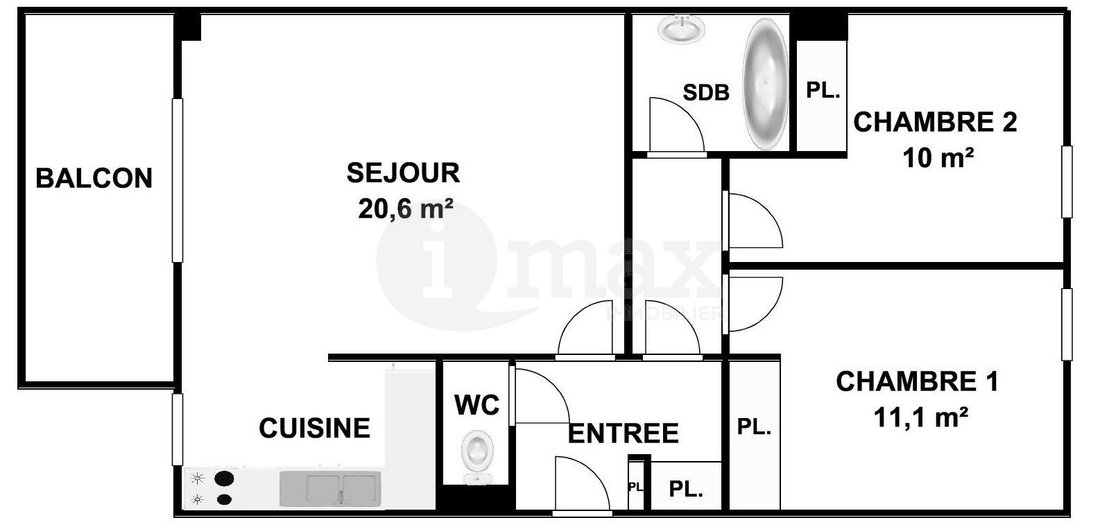 Apartment in Hôtel de Ville, Courbevoie, France 4 - 18900966