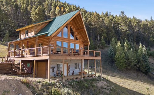 Casa a Red River, Nuovo Messico, Stati Uniti 1