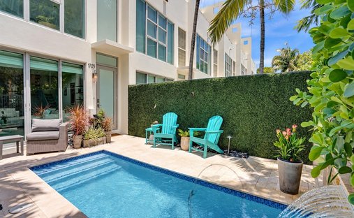 Stadthaus in Fort Lauderdale, Florida, Vereinigte Staaten 1