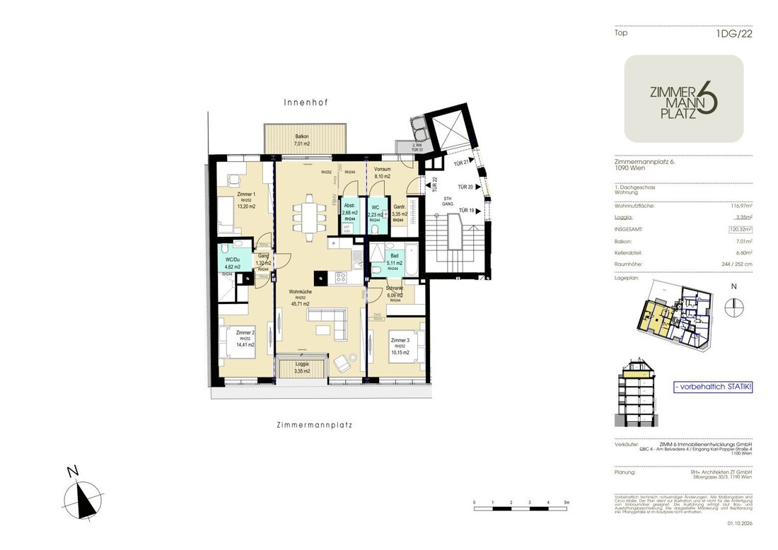 Penthouse in Vienna, Wien, Austria 5 - 19108196