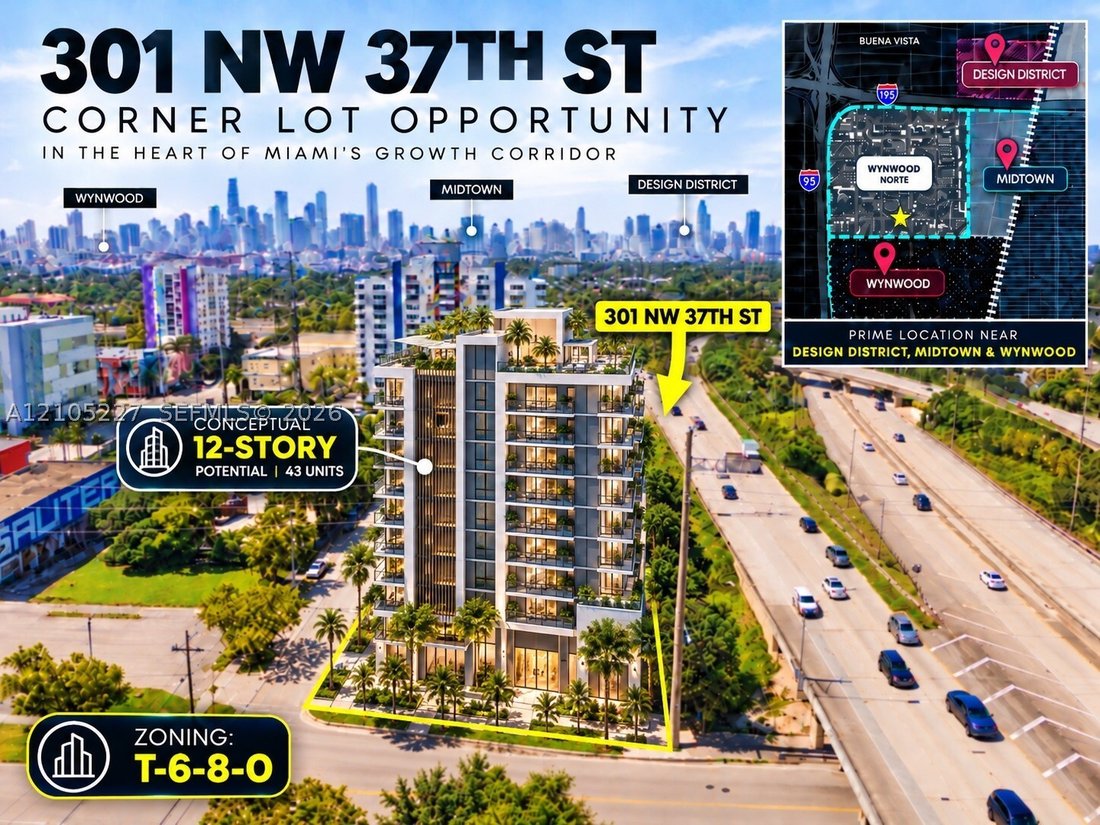 Terreno en Miami, Florida, Estados Unidos 2 - 19108415