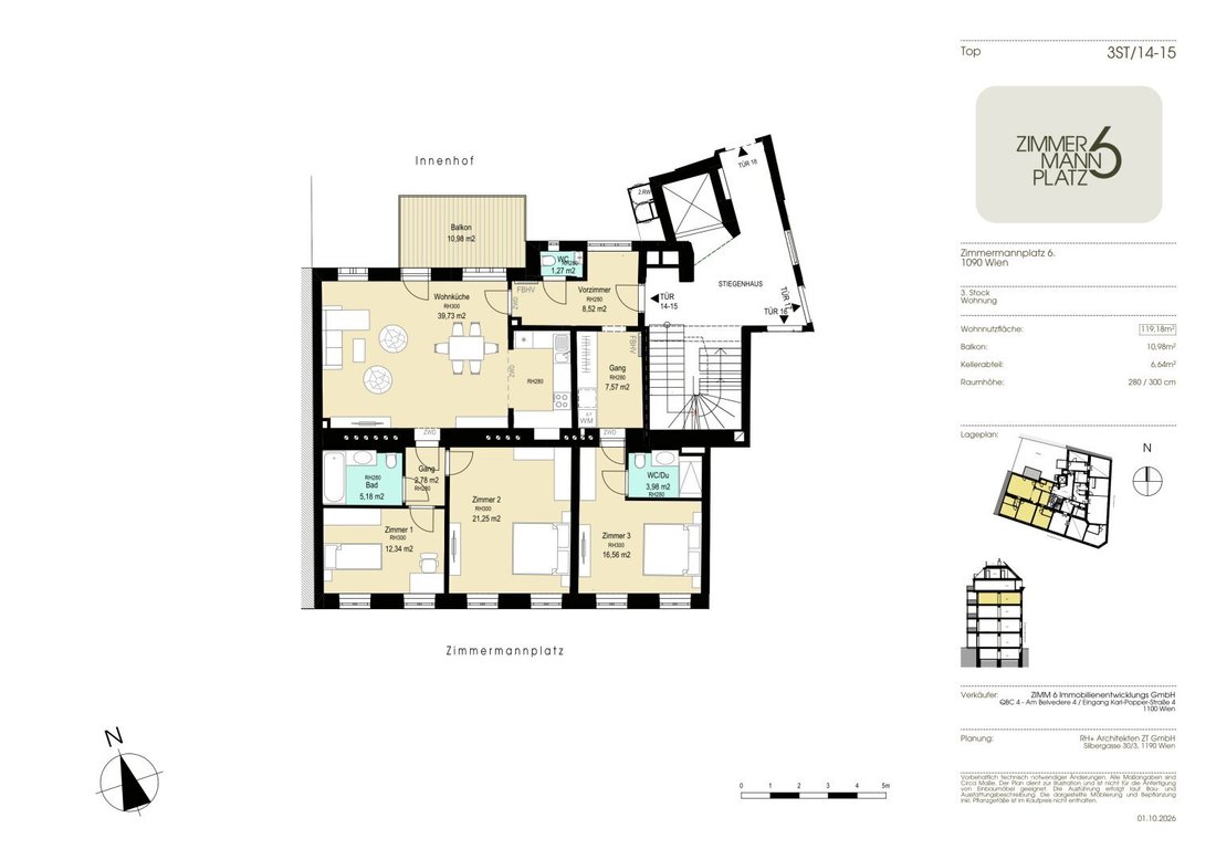 Wohnung in Wien, Wien, Österreich 5 - 19108203