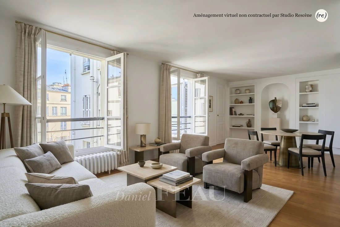 Apartment in Odéon, Paris 6e Arrondissement, Paris 1 - 19107284