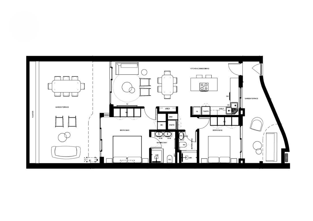 Appartement à Centre-ville du Cap, City Bowl, Le Cap 3 - 19110223
