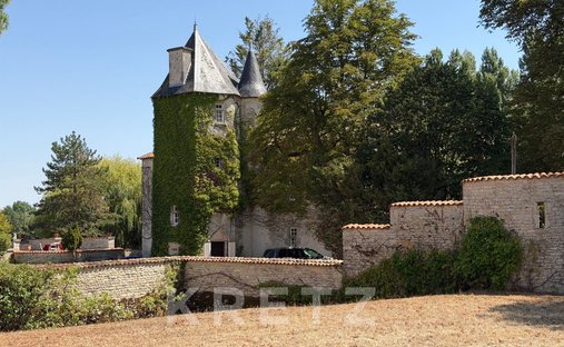 Castillo en Fontenille-Saint-Martin-d'Entraigues, Nueva Aquitania, Francia 1