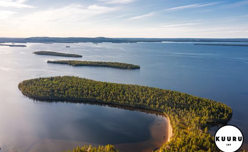 Land in Lounasniemi, Lappland, Finnland 1