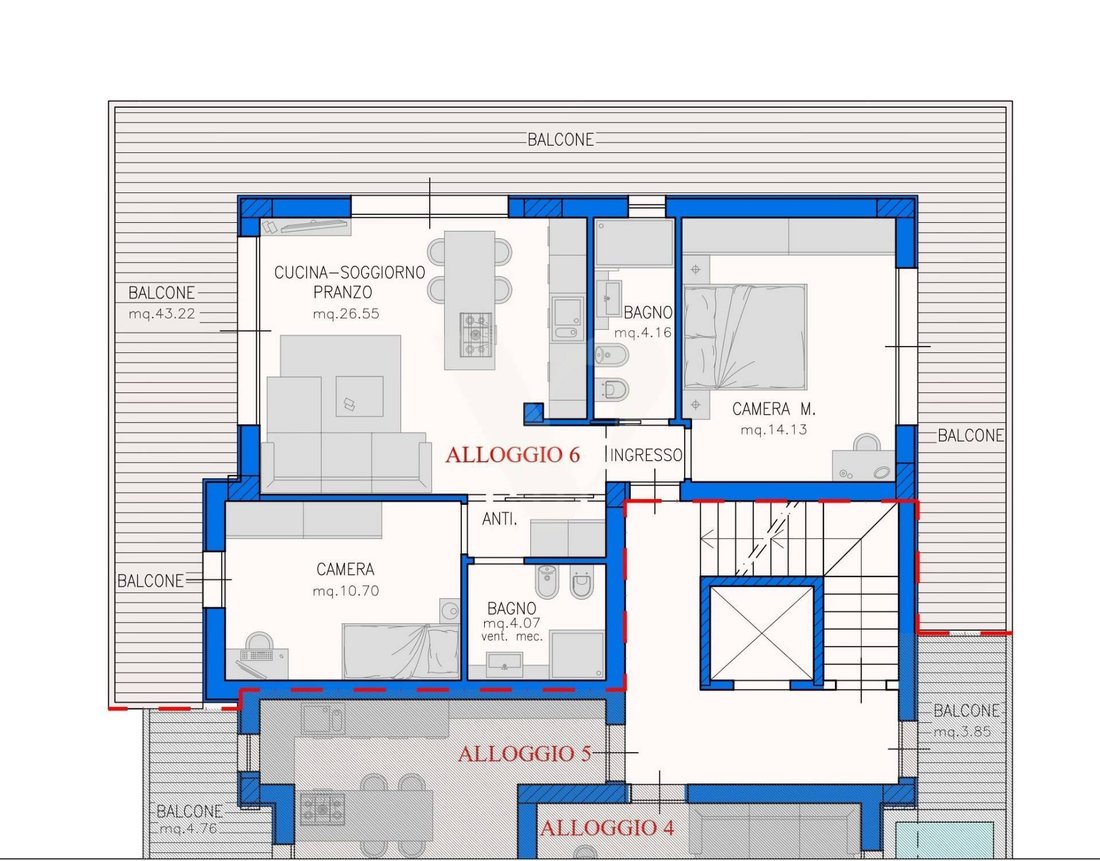 Apartamento en Levante, Cesenatico, Emilia-Romaña 2 - 19117161