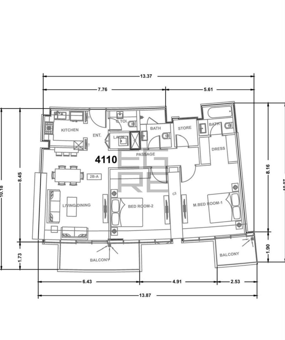 Appartamento a Business Bay, Emirato di Dubai, Emirati Arabi Uniti 3 - 19118597