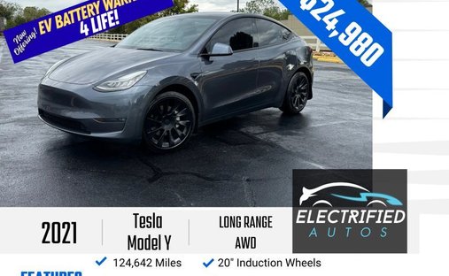 2021 Tesla Model Y Long Range Sport Utility 4D in Joplin, MO, United States 1