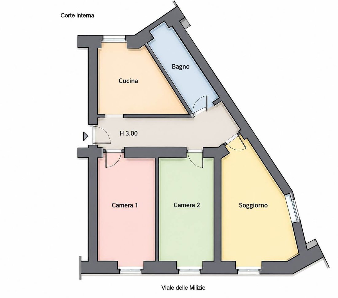 Appartamento a Mazzini - Lungotevere, Roma, Italia 5 - 19132459