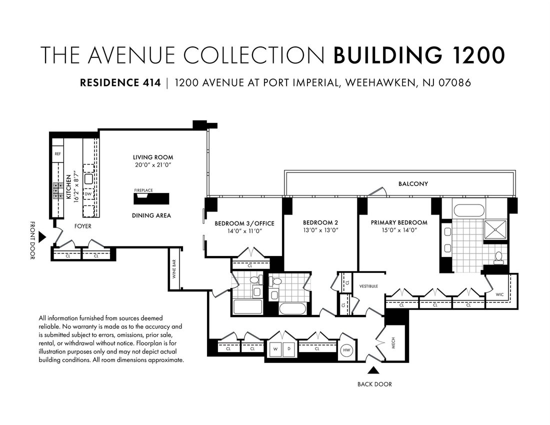 Appartement à Weehawken, New Jersey, États-Unis 3 - 19120718