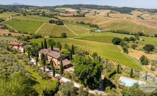 Maisons de campagne à Montepulciano, Toscane, Italie 1