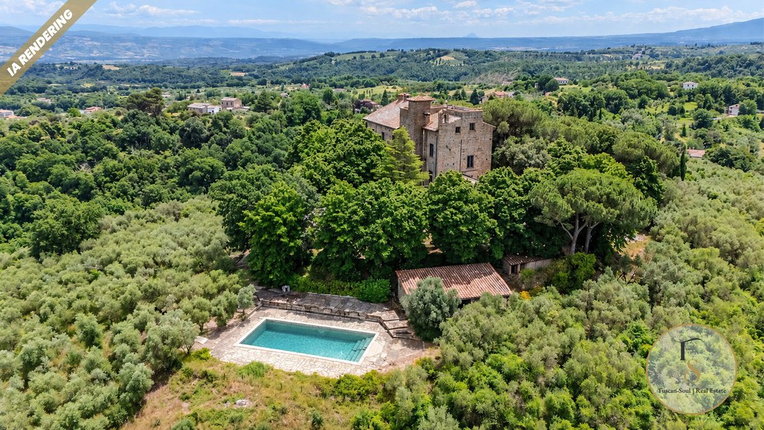 Villa à Civitella d'Agliano, Latium, Italie 3 - 18298759