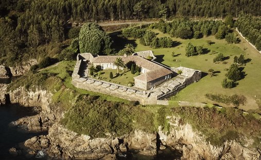 Castle in Corcubion, Galicia, Spain 1