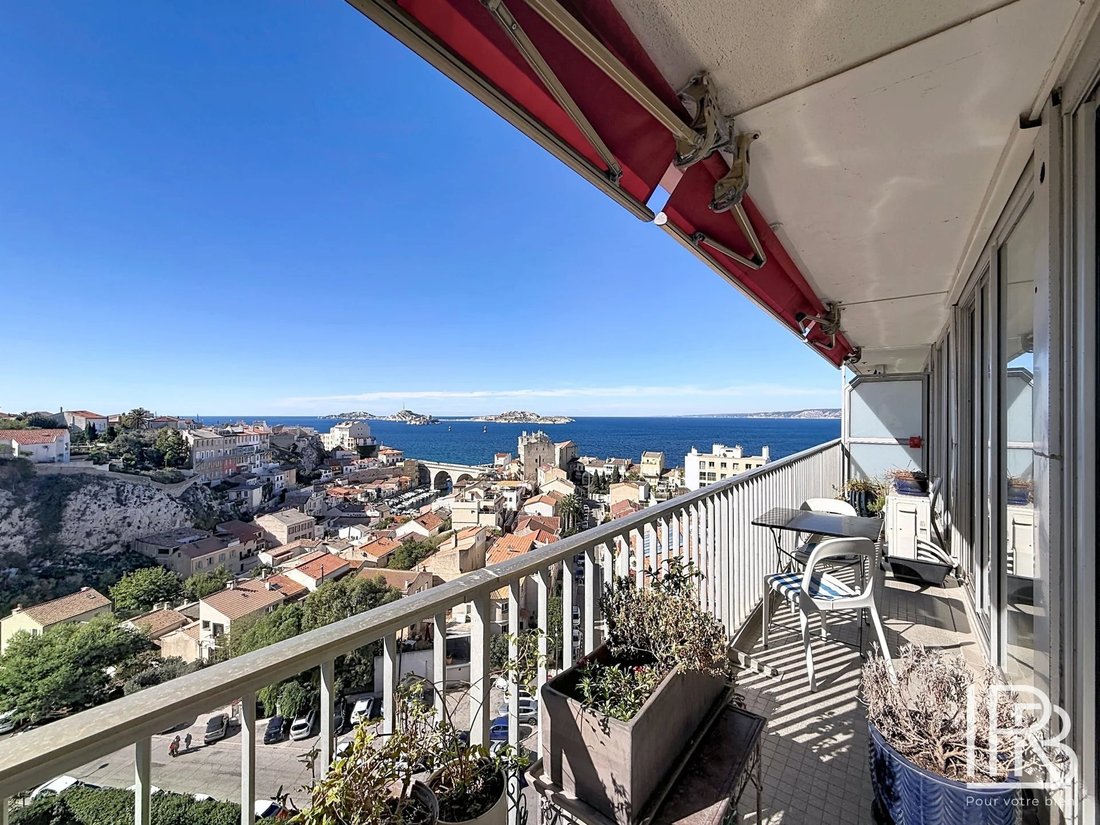 Wohnung in Endoume, 7e Arrondissement, Marseille 2 - 19122846