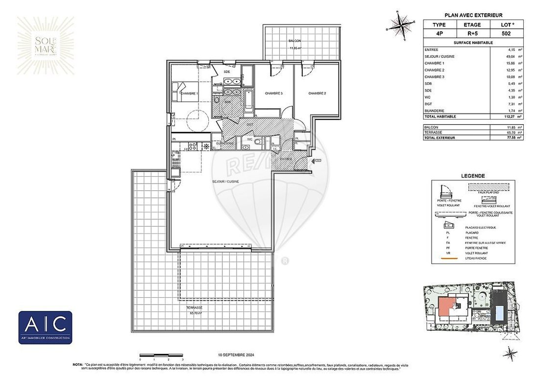 Penthouse in Plans, Villeneuve-Loubet, Frankreich 5 - 19126475