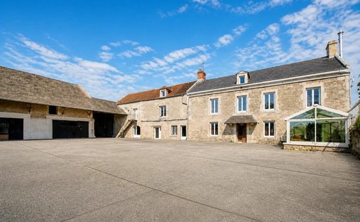 Landhaus in Valambray, Normandie, Frankreich 1