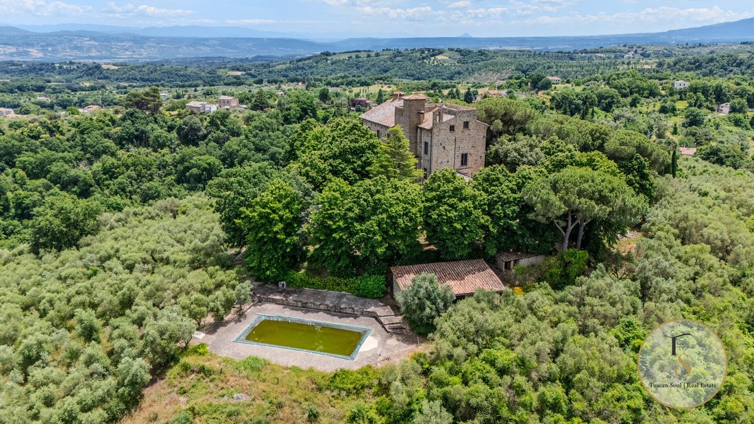 Villa à Civitella d'Agliano, Latium, Italie 2 - 18298759