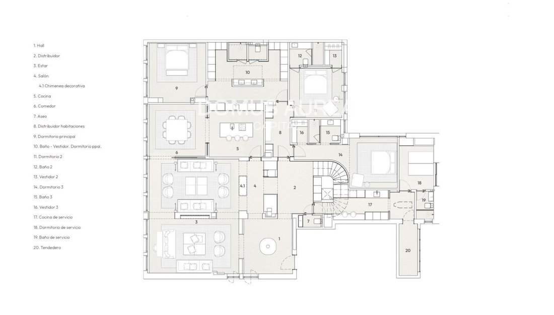 Penthouse in Salamanca, Madrid, Spanien 5 - 19125606