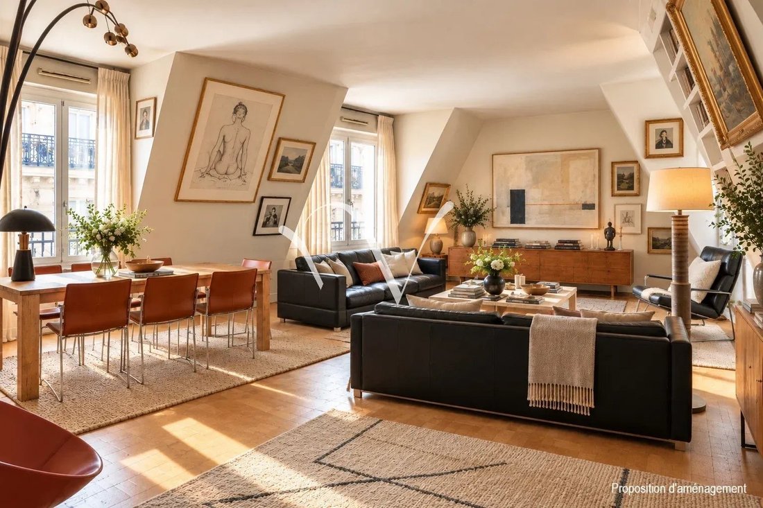 Wohnung in Les Halles, Paris 1er Arrondissement, Paris 1 - 19126689