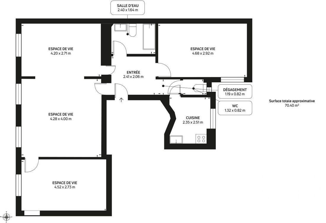 Apartment in Pereire-Malesherbes, Paris 17e Arrondissement, Paris 1 - 19130102