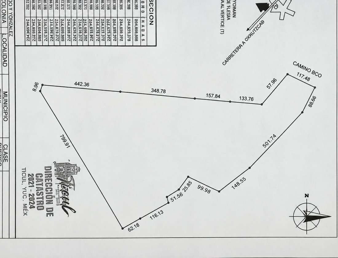 Land in Yotholín, Yucatán, Mexiko 5 - 19123589
