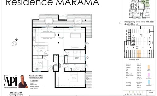 Appartement à Papeete, Îles du Vent, Polynésie française 1