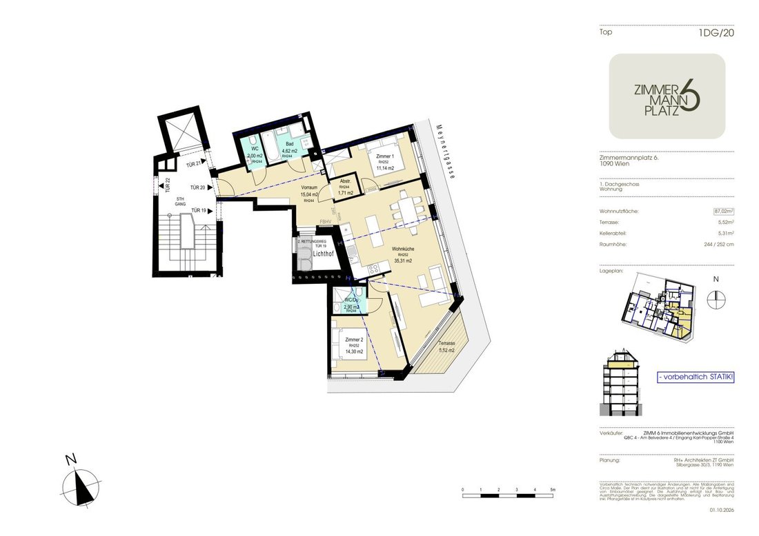 Penthouse en Viena, Viena, Austria 5 - 19129567