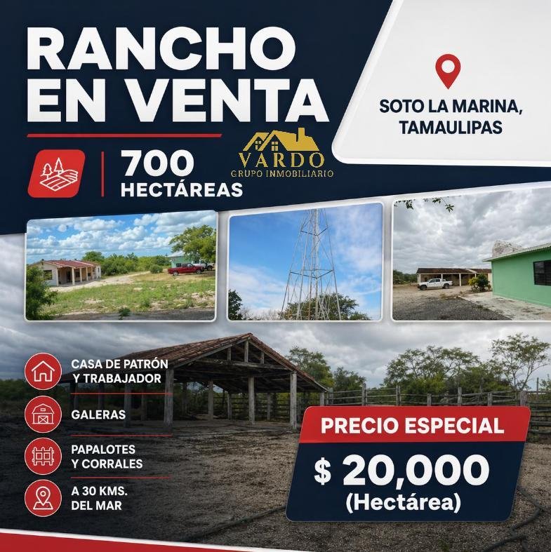 Land in Soto la Marina, Tamaulipas, Mexiko 1 - 19132894