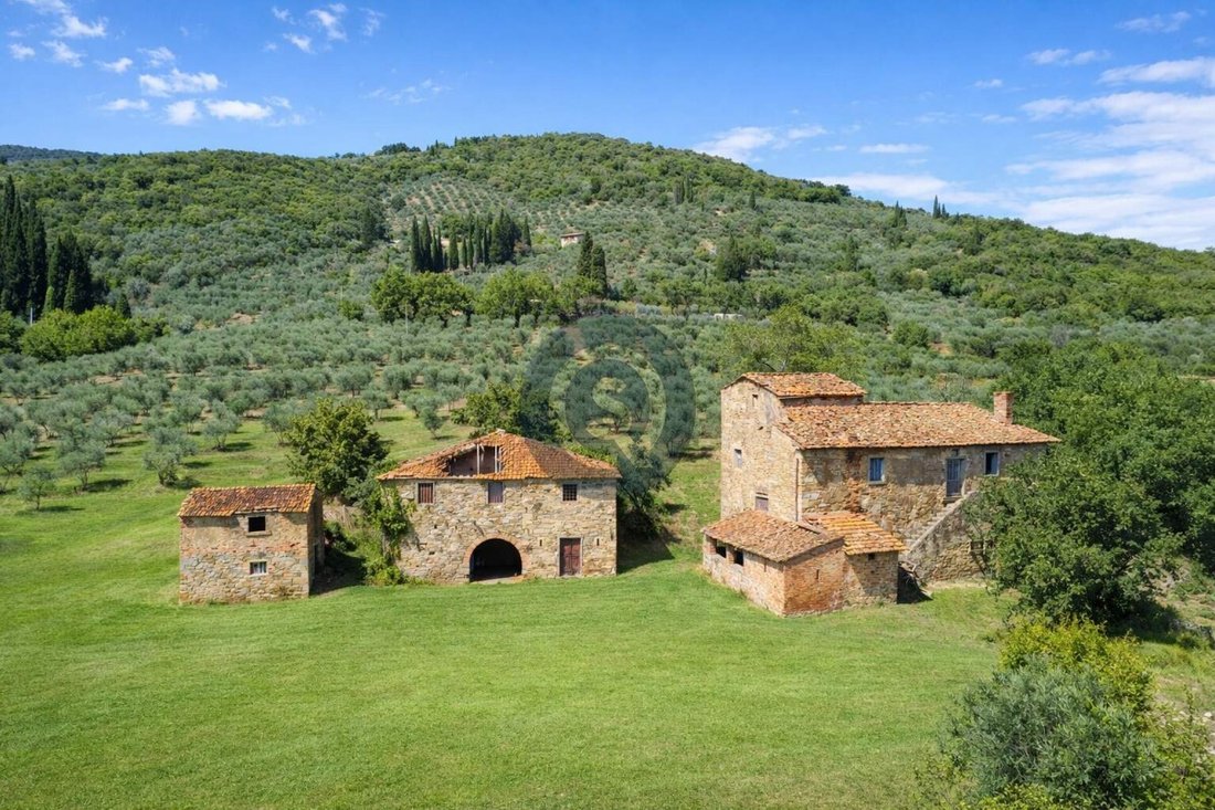 Maisons de campagne à Castiglion Fiorentino, Toscane, Italie 1 - 19137782