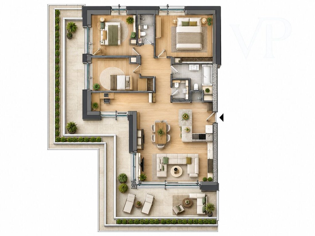 Penthouse in Budapest, Ungarn 3 - 19138591