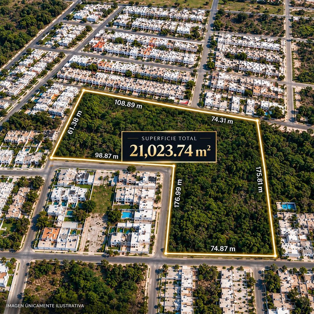 Terreno a Dzityá, Yucatán, Messico 1 - 19138390