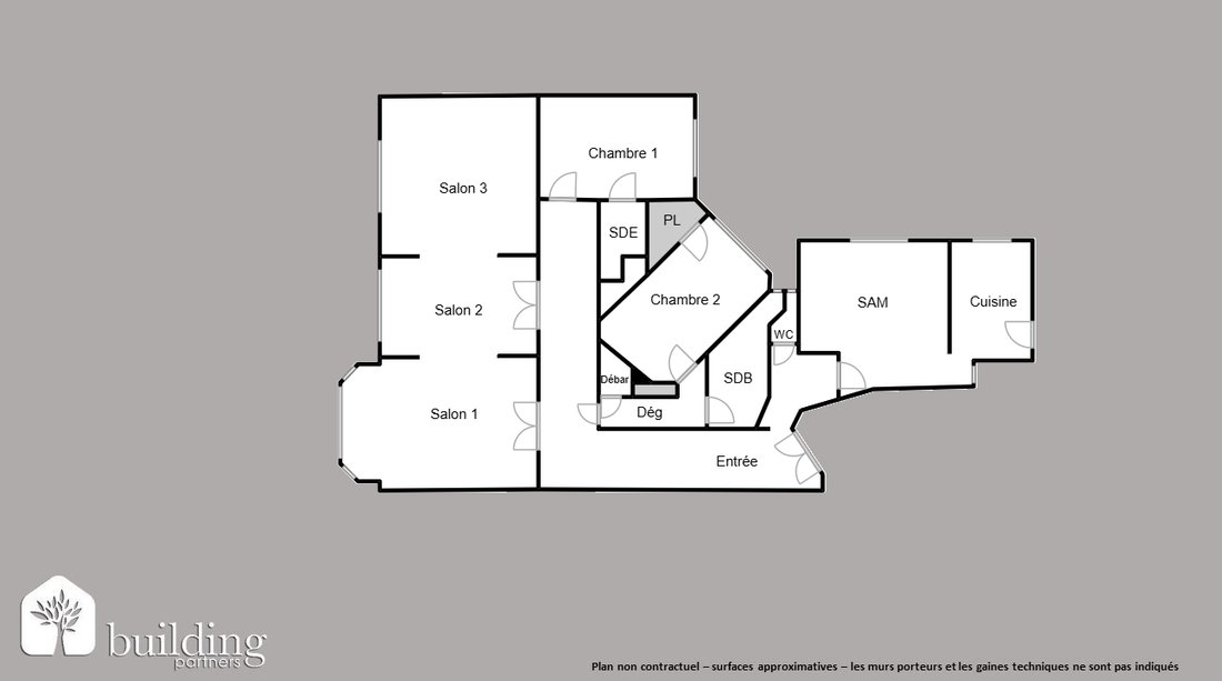 Wohnung in La Plaine des Sablons, Neuilly-sur-Seine, Frankreich 2 - 19143053