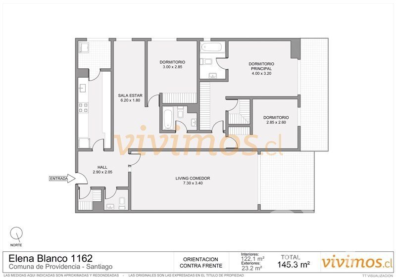 Wohnung in Providencia, Región Metropolitana de Santiago, Chile 4 - 19143316