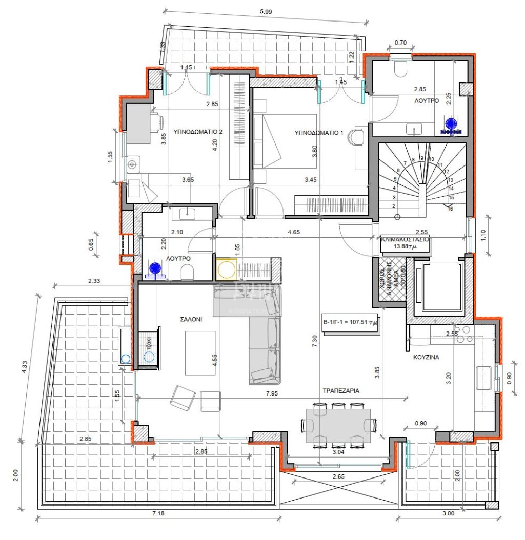 Appartement à Filothei - Psychiko, Attique, Grèce 2 - 19144495