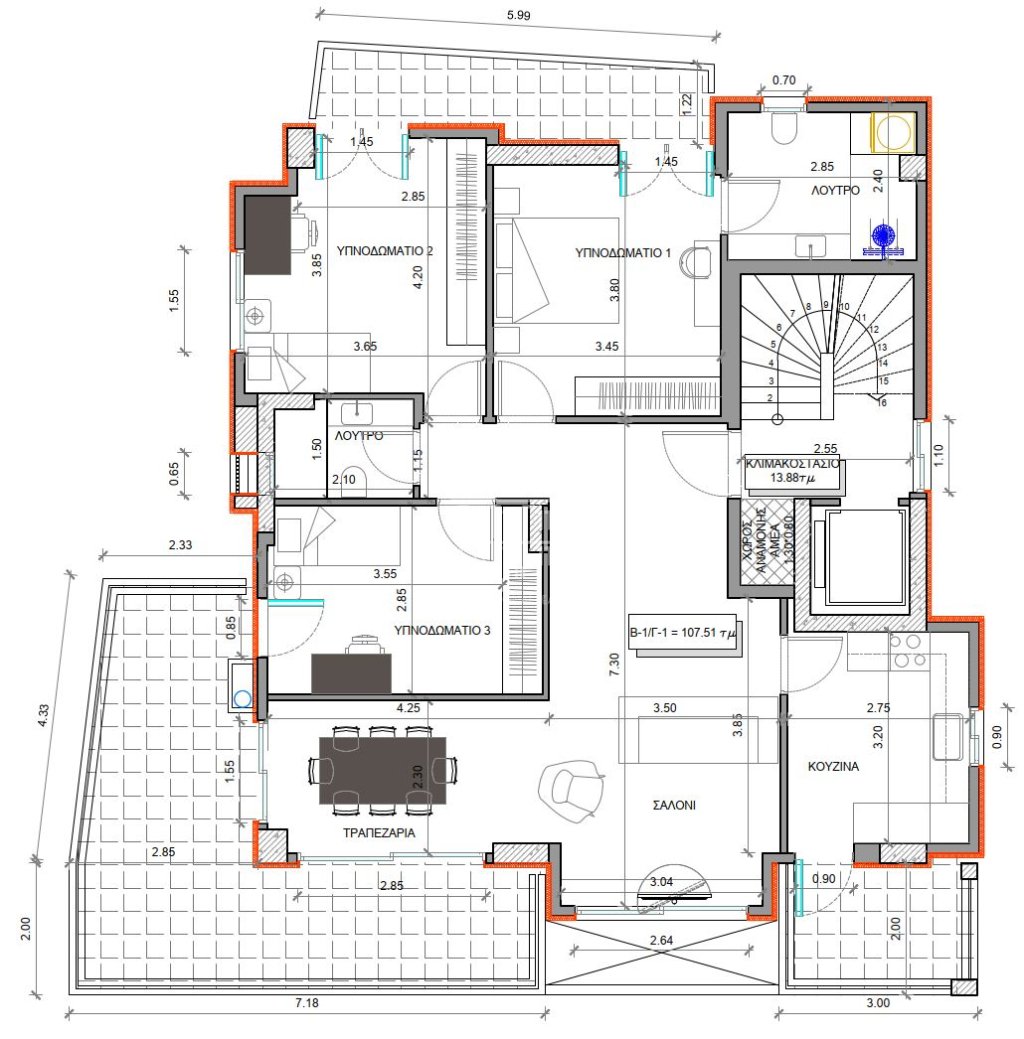 Appartement à Filothei - Psychiko, Attique, Grèce 4 - 19144495