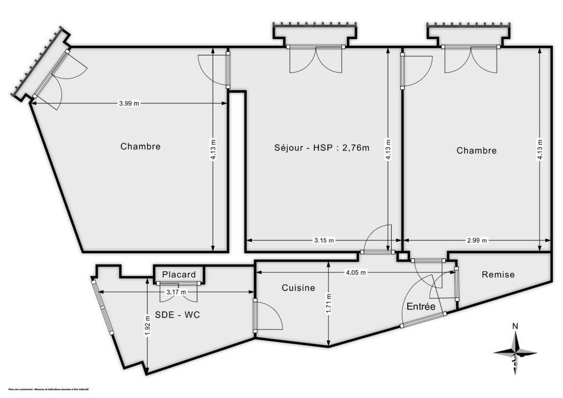 Appartamento a Montmartre, Paris 18e Arrondissement, Parigi 3 - 19148409